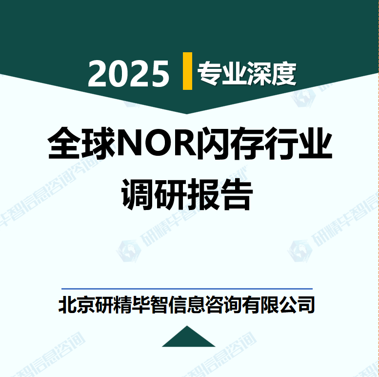 全球NOR閃存行業數據及市場調研分析報告